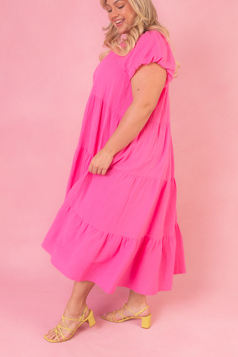 Harvey Dress in Pink - FINAL SALE