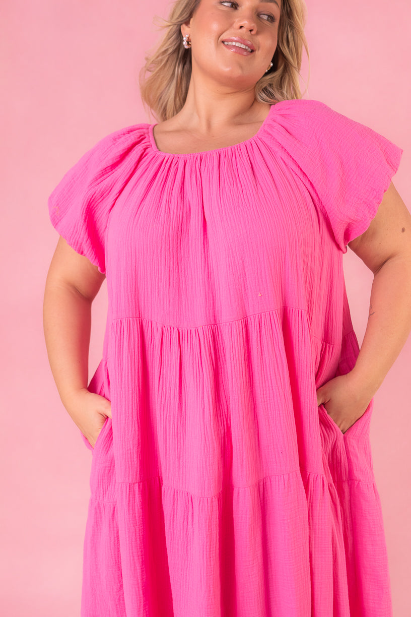 Harvey Dress in Pink - FINAL SALE