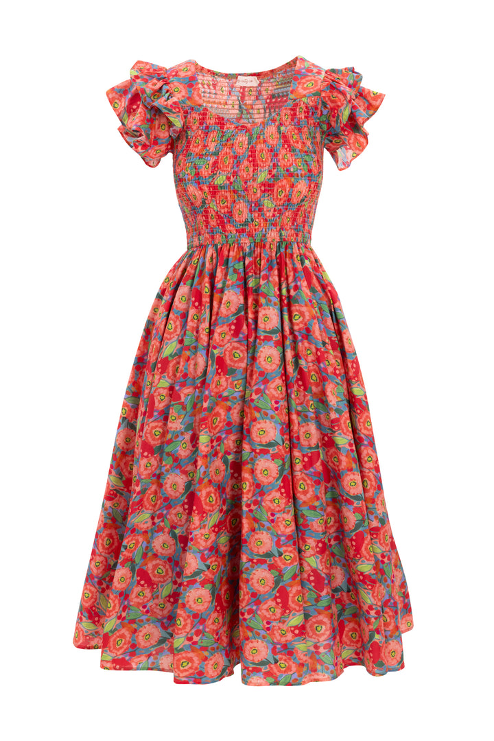 Hattie Dress in Poppy