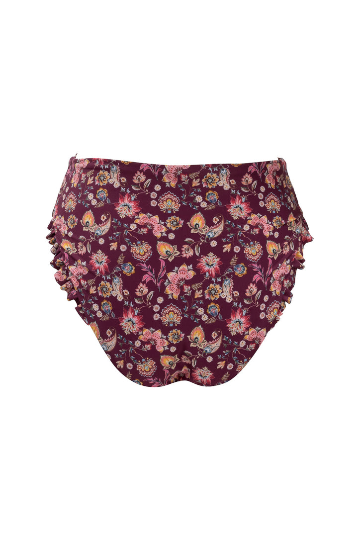 High Waist Ruffle Bottom in Stephanie Floral