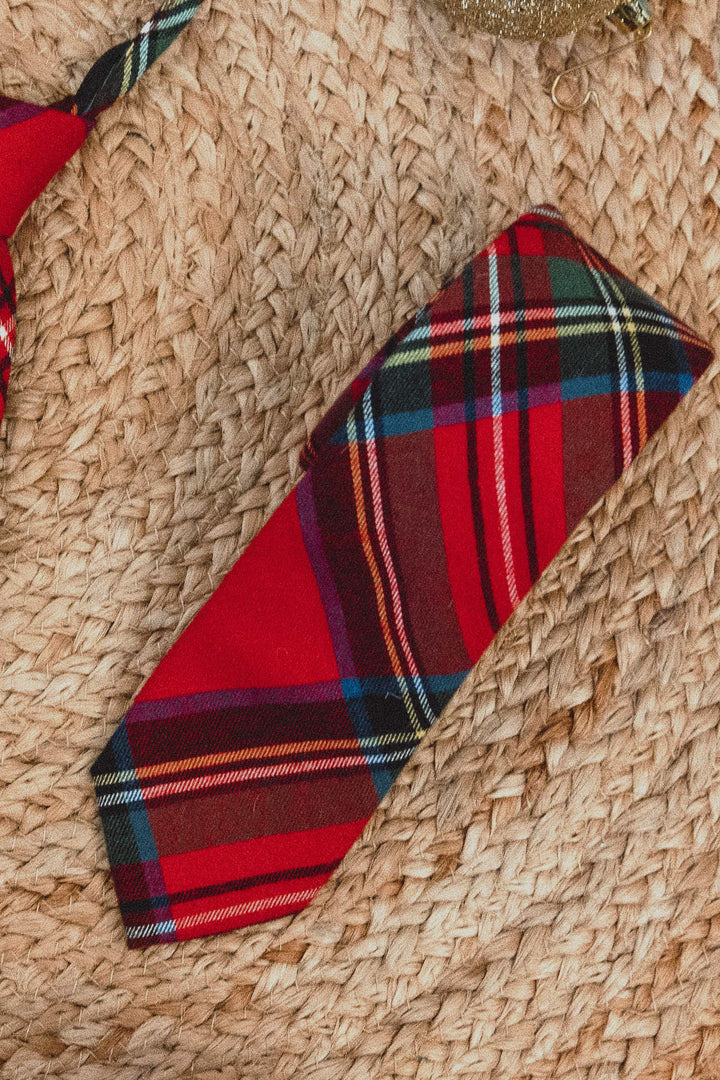 Ties in Madeline Holiday Plaid