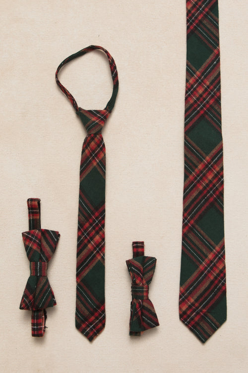 Ties in Hattie Green Plaid