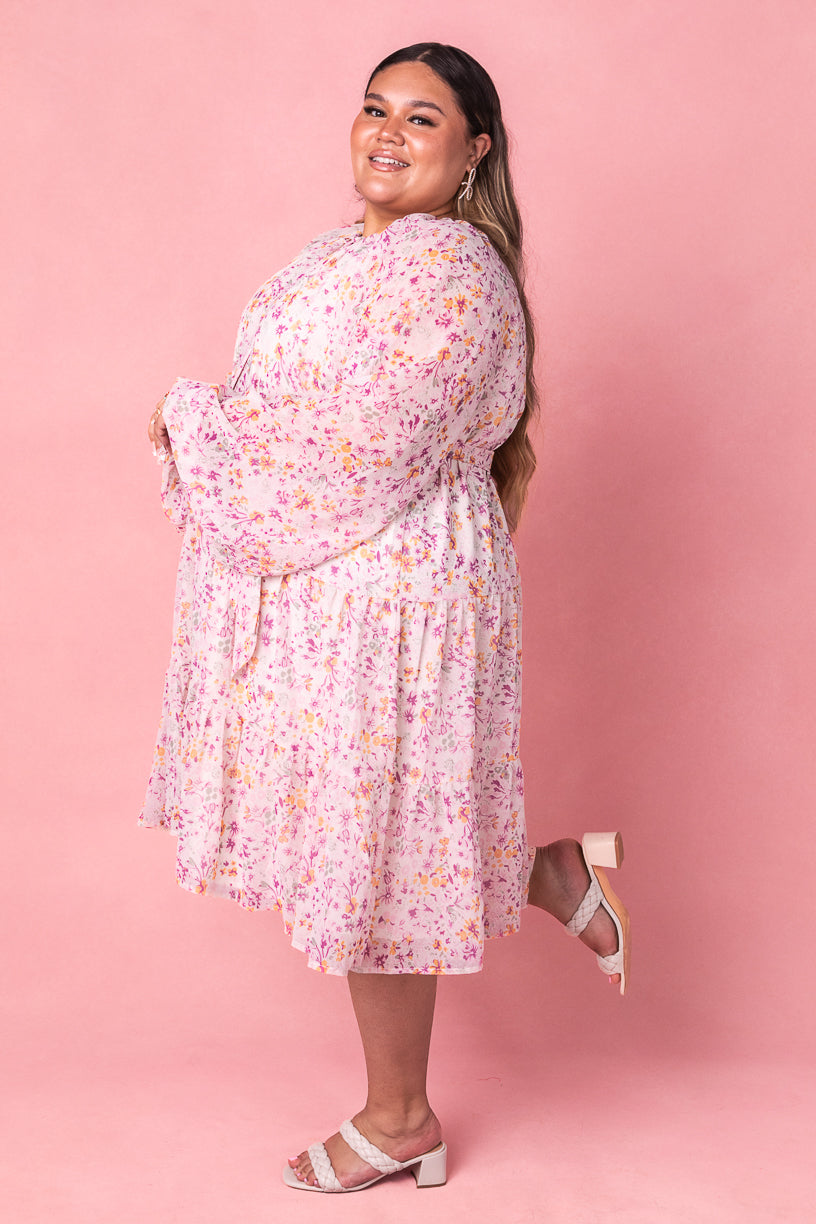 Imogen Short Dress in Blush - FINAL SALE