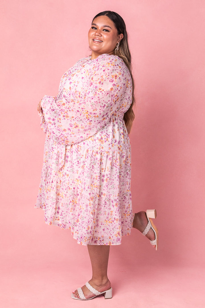 Imogen Short Dress in Blush - FINAL SALE