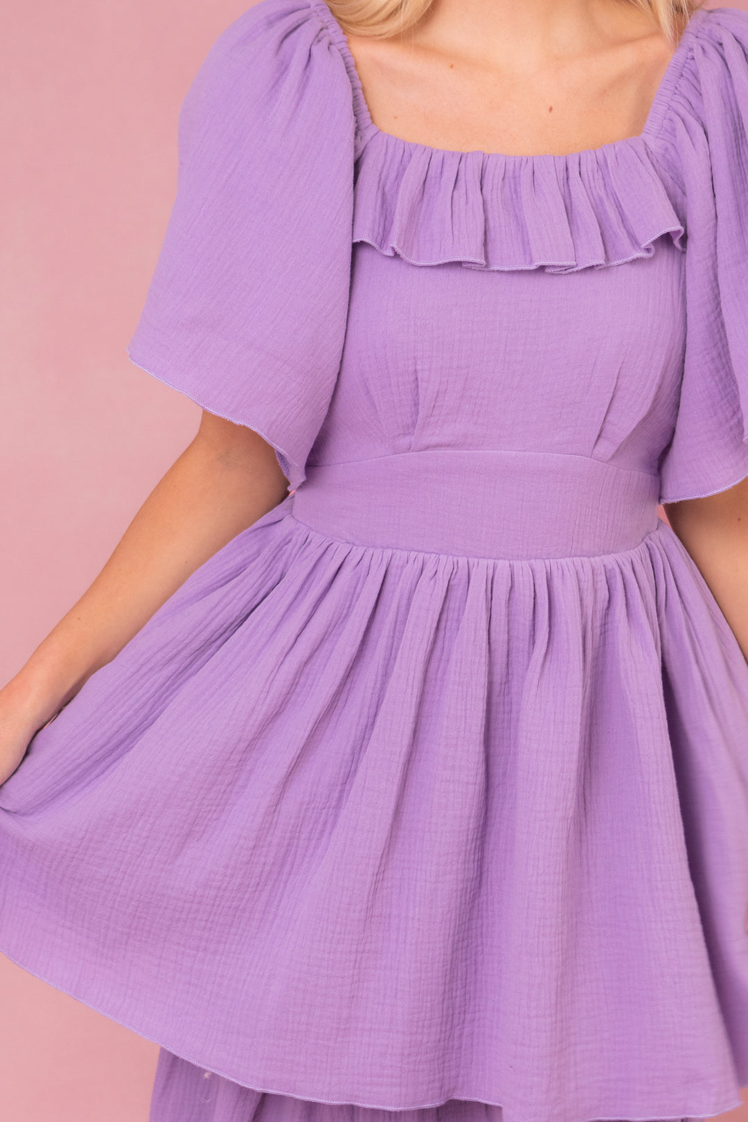 Iris Dress in Lavender - FINAL SALE