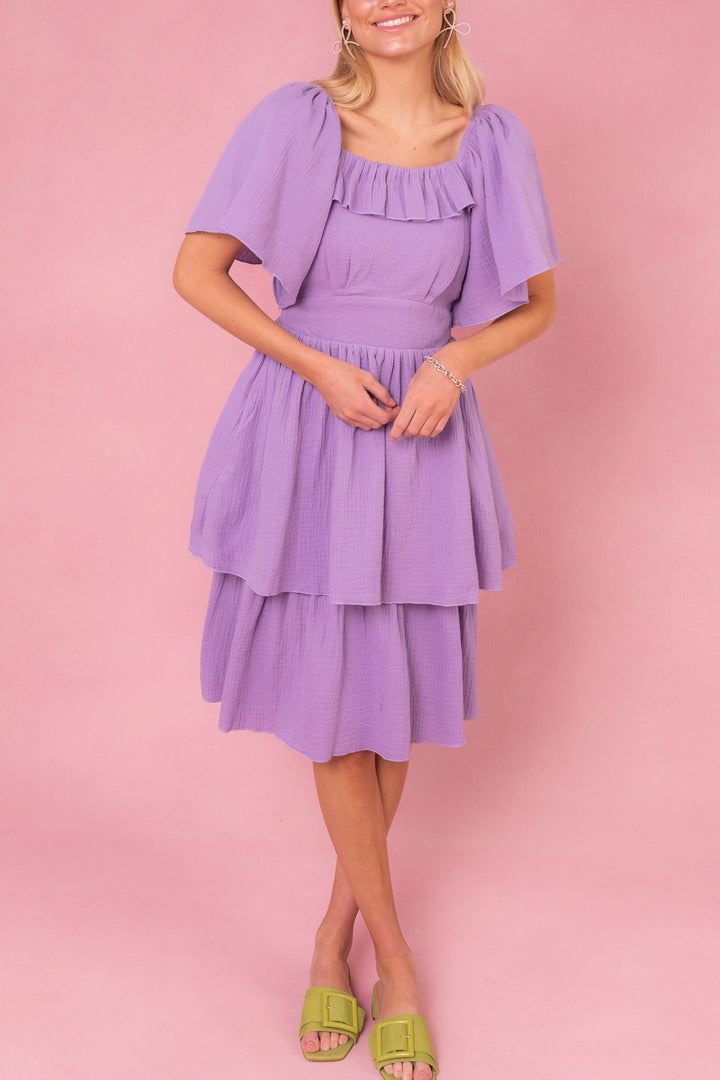 Iris Dress in Lavender - FINAL SALE