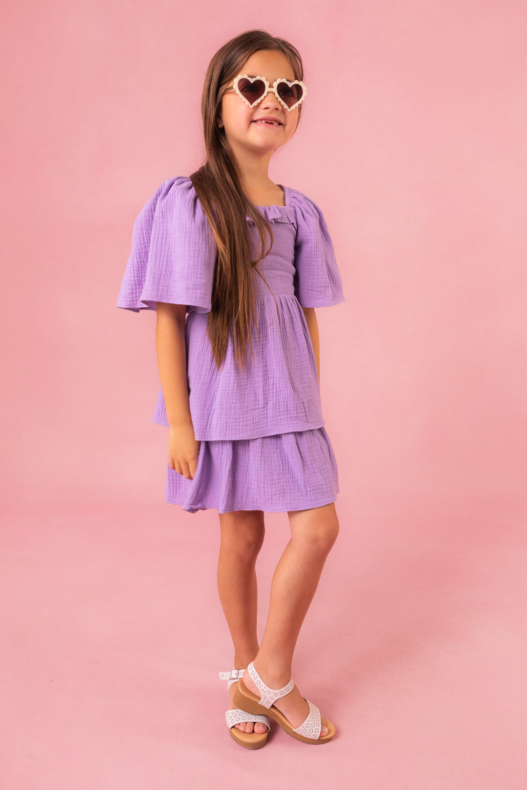 Mini Iris Dress in Lavender - FINAL SALE