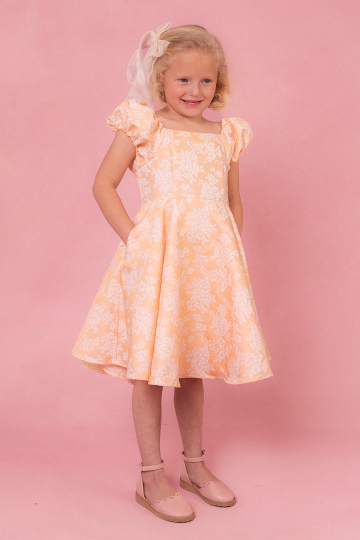 Mini Ivanna Dress in Peach - FINAL SALE