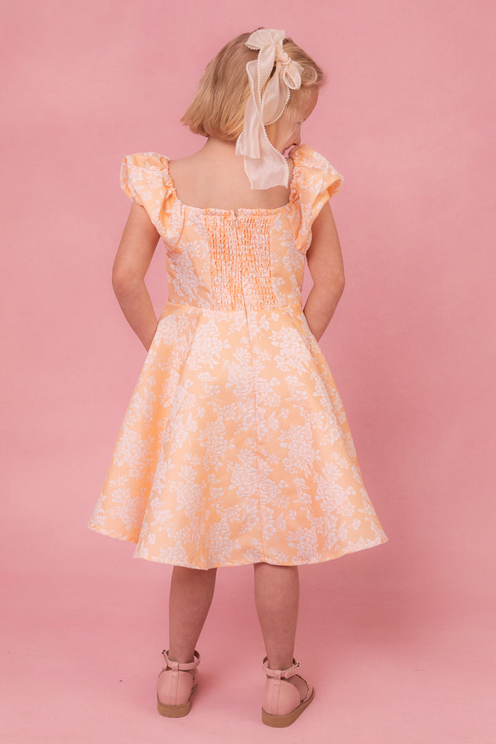 Mini Ivanna Dress in Peach - FINAL SALE