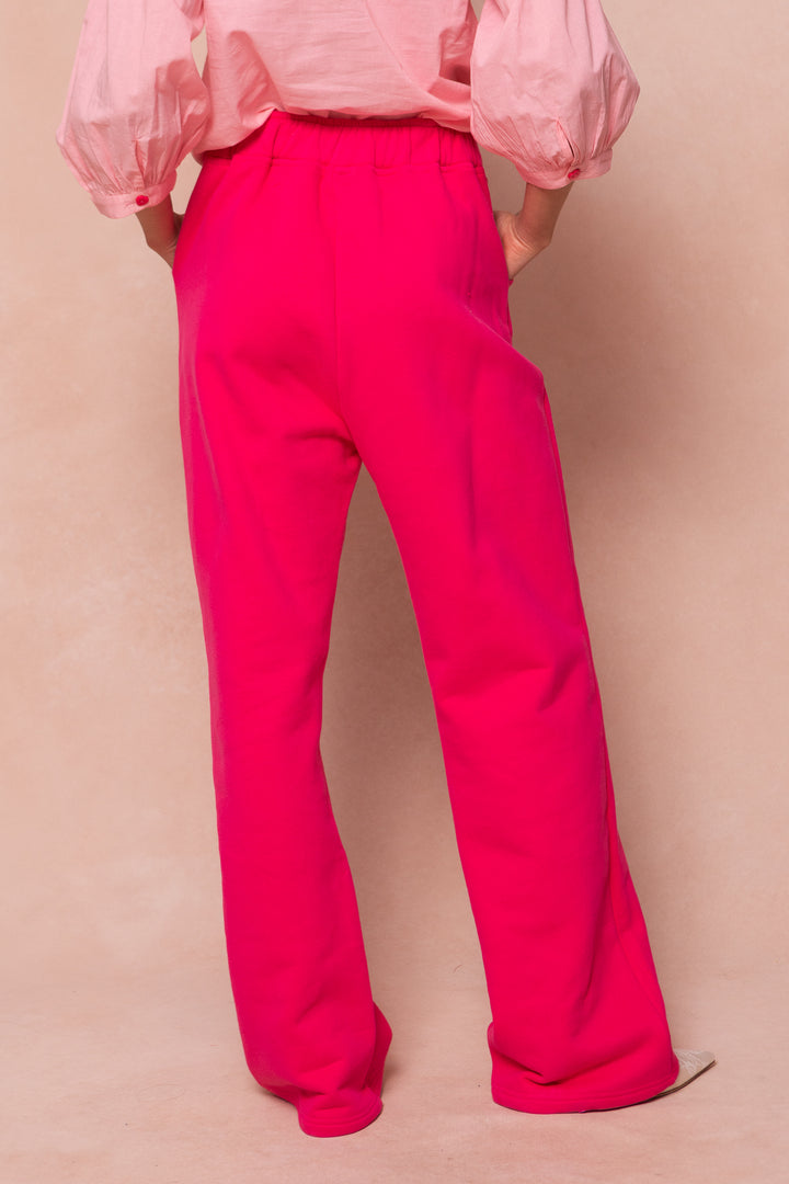 Ivy Jewel Heart Sweatpants in Pink