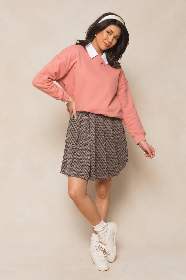 Ivy Sweatshirt in Pink