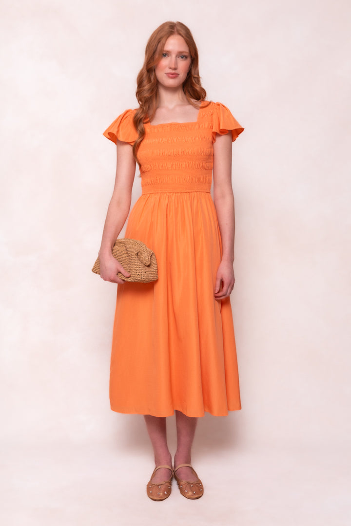 Janessa Dress in Orange