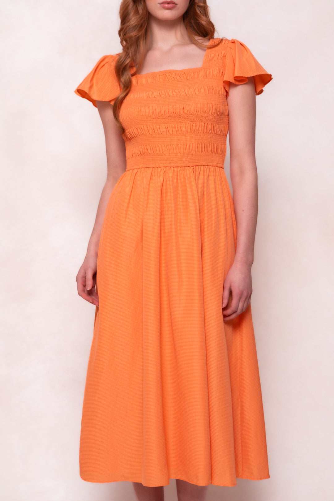 Janessa Dress in Orange