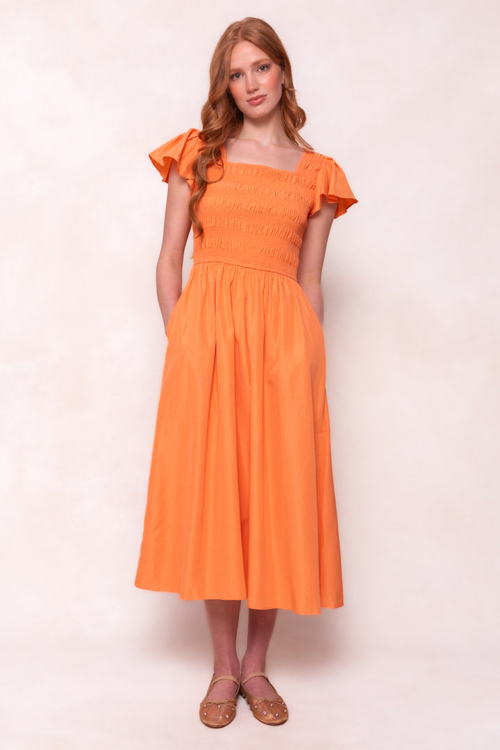 Janessa Dress in Orange