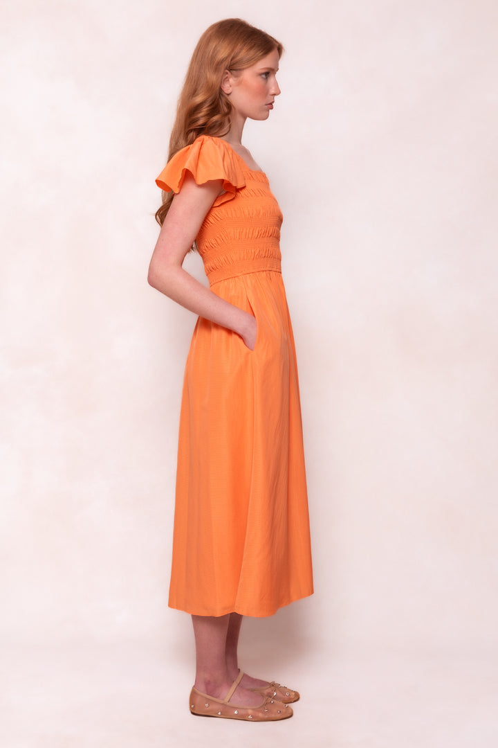 Janessa Dress in Orange