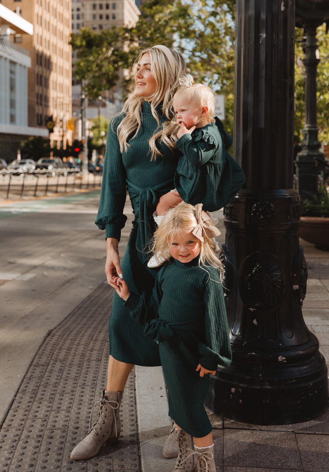 Mini Jensen Dress in Green - FINAL SALE