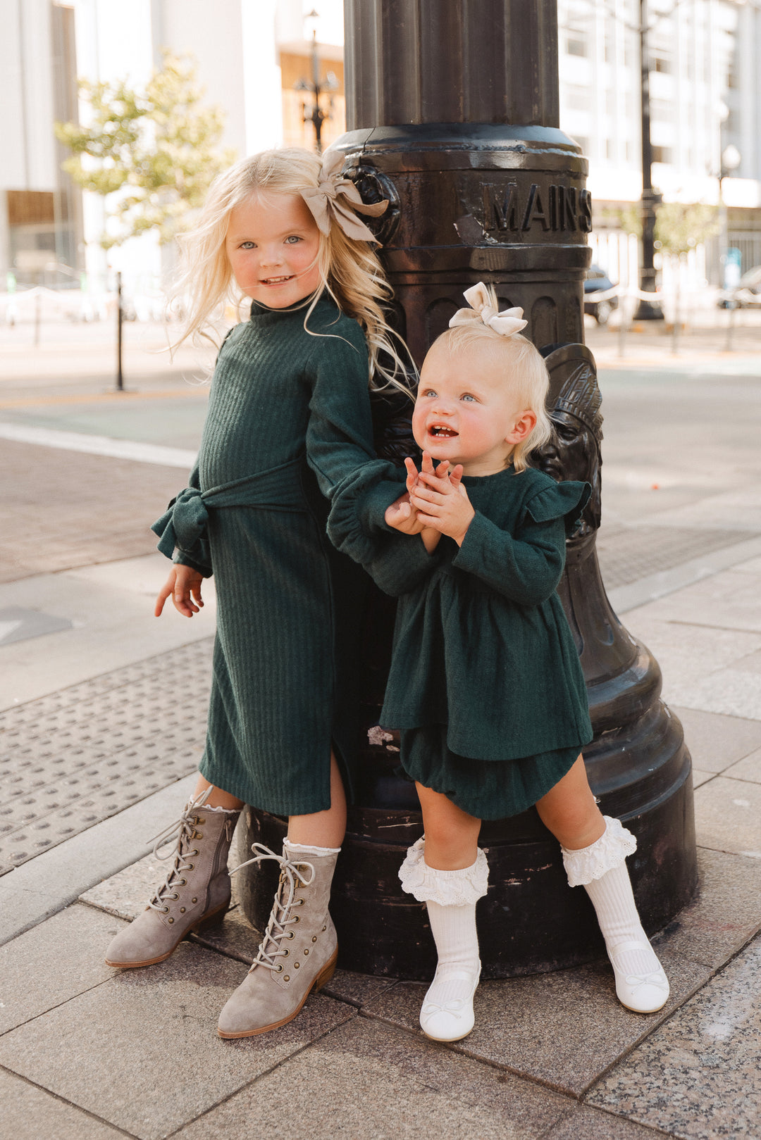 Mini Jensen Dress in Green - FINAL SALE