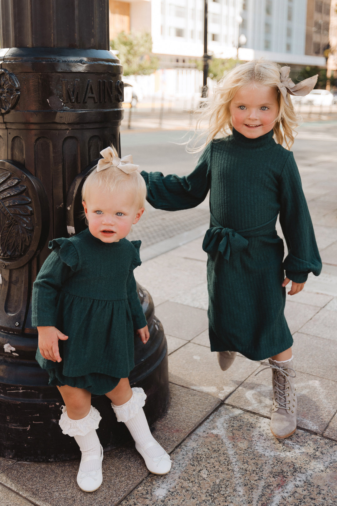 Mini Jensen Dress in Green - FINAL SALE