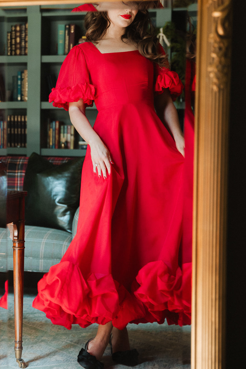 Kendy Dress in Red - FINAL SALE