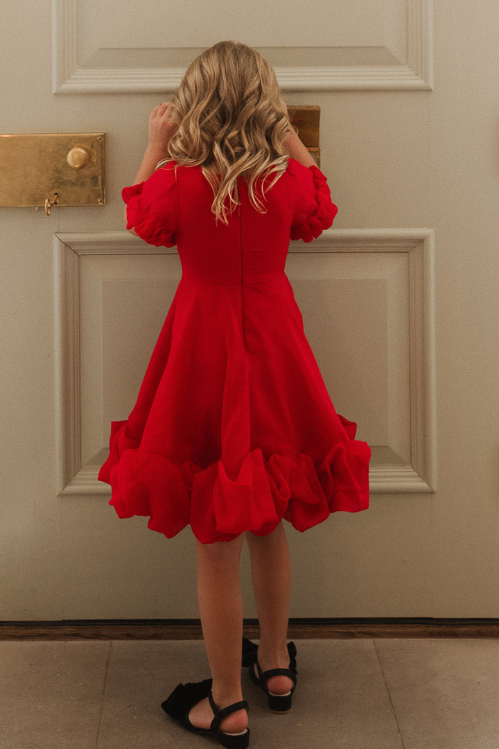 Mini Kendy Dress in Red - FINAL SALE