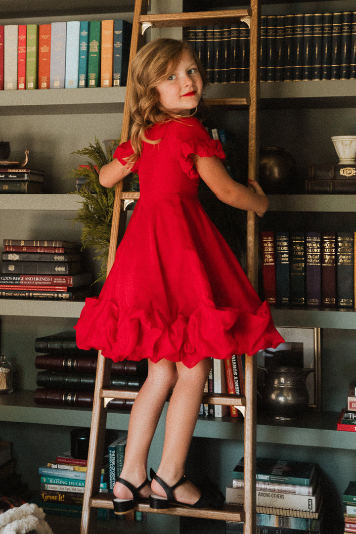 Mini Kendy Dress in Red - FINAL SALE