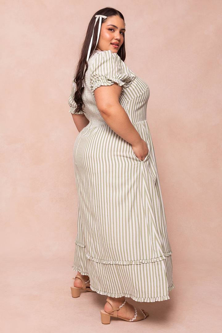 Kensie Dress in Green - FINAL SALE