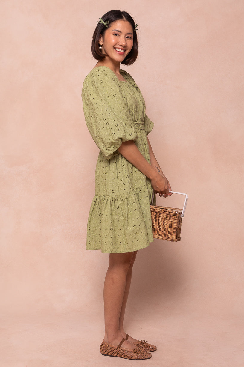 Kinsey Dress in Green