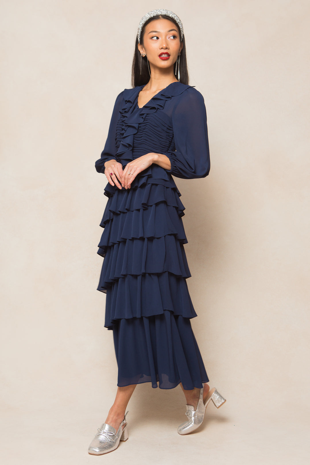 Larsa Dress in Blue - FINAL SALE