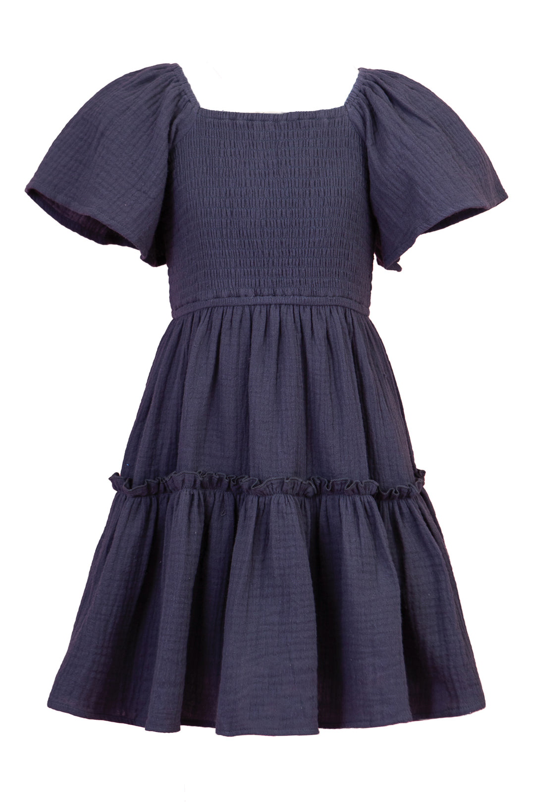 Mini Lennon Dress in Dusty Blue - FINAL SALE