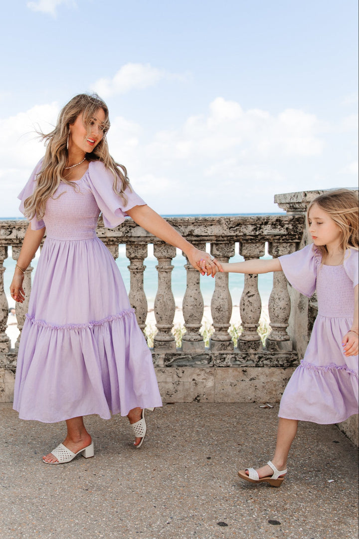 Mini Lennon Dress in Lavender