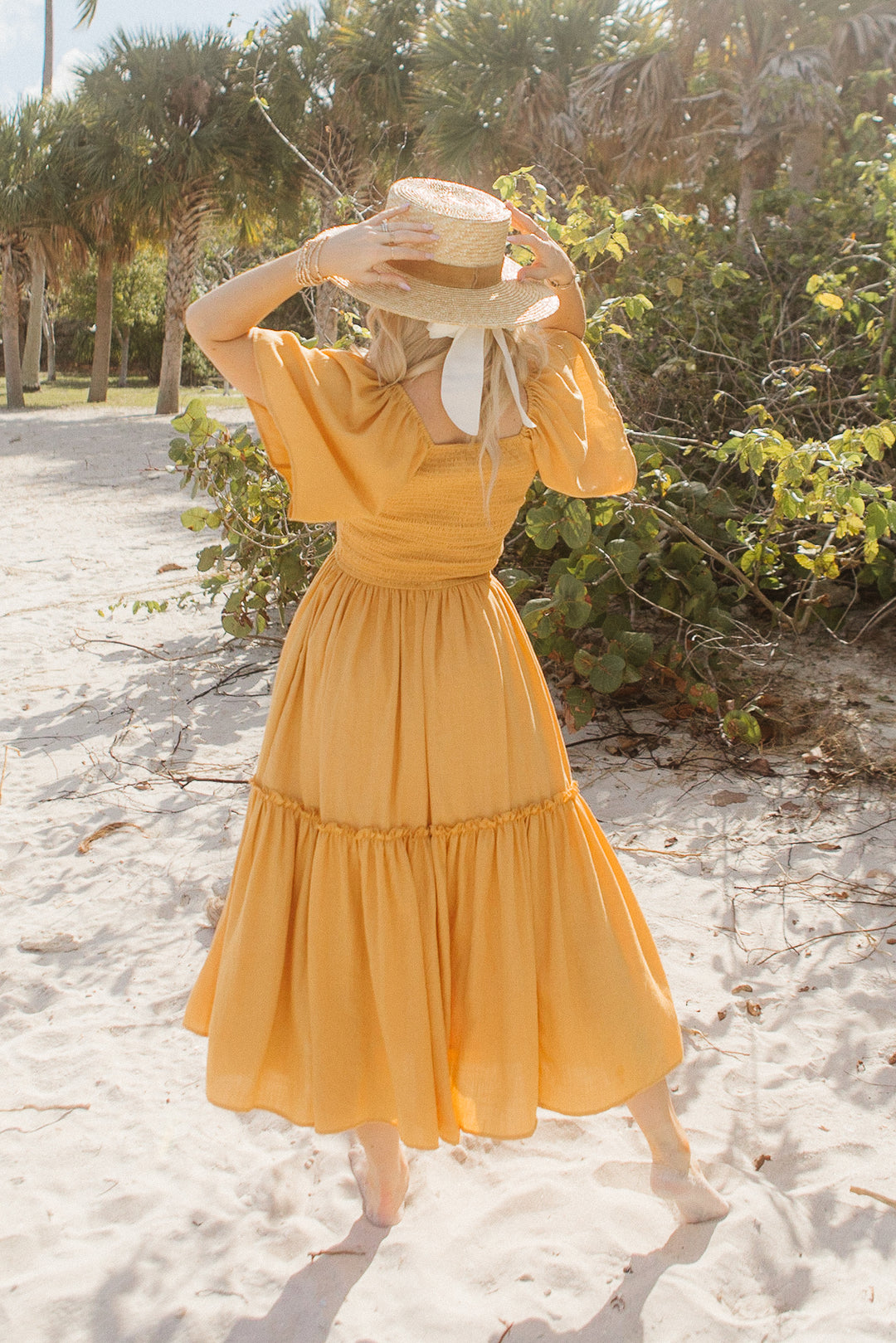 Lennon Dress in Mustard - FINAL SALE