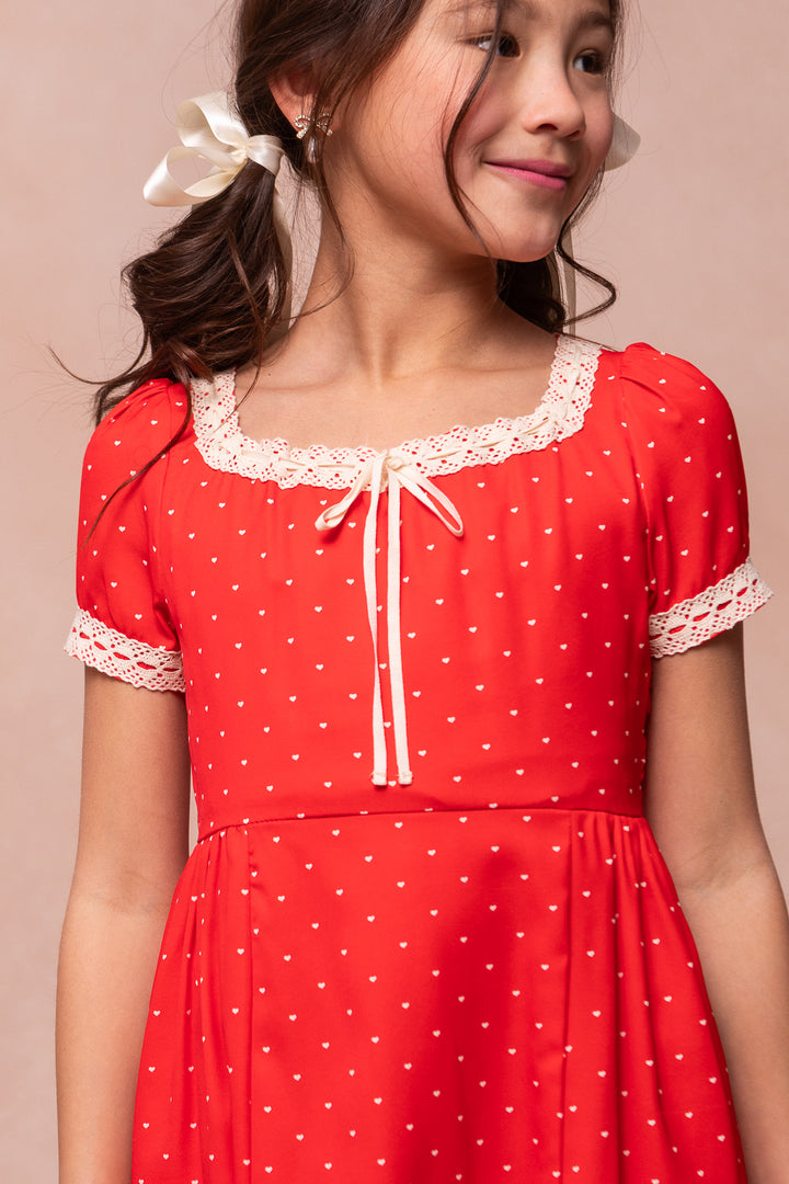 Mini Libby Dress in Hearts