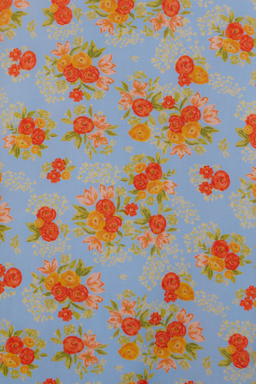 Libby Dress in Orange Floral