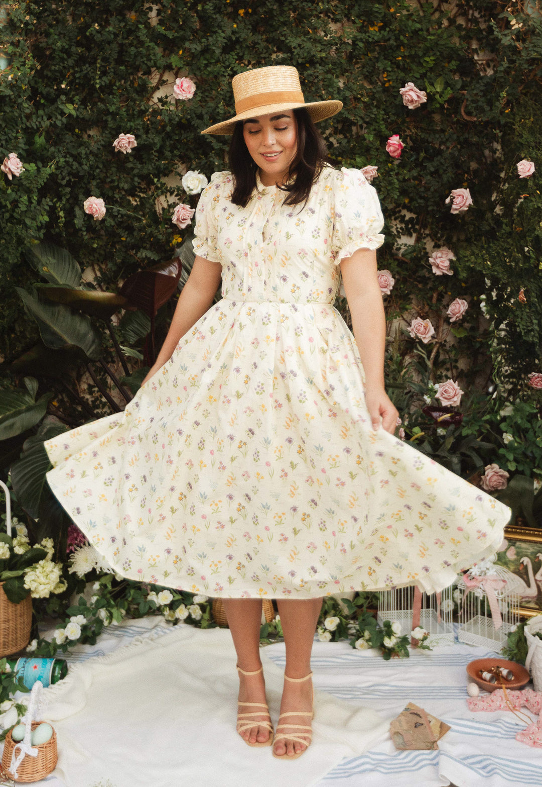 Sophia Dress in Garden Flowers