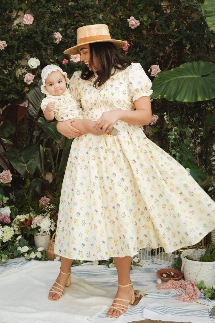 Baby Sophia Romper in Garden Flowers