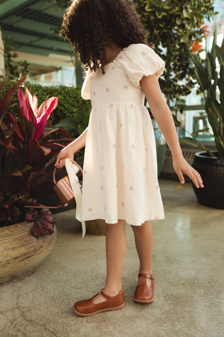 Mini Serendipity Dress in Cream Floral