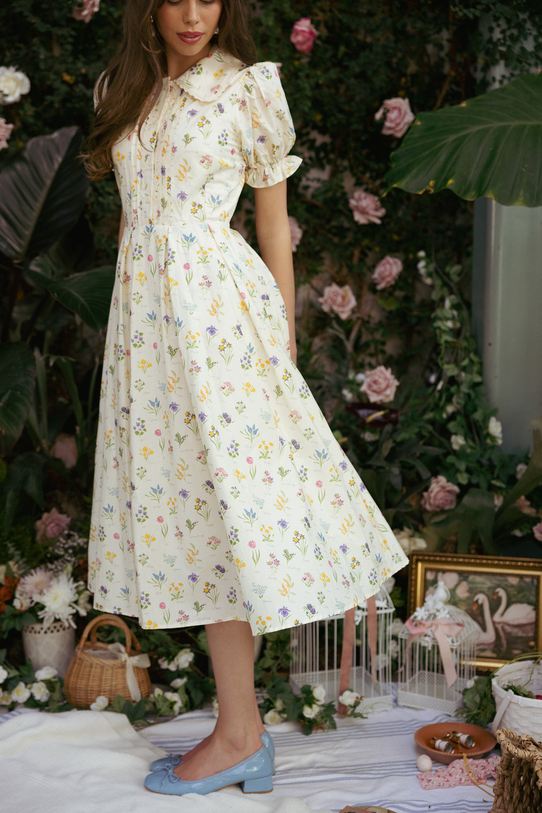 Sophia Dress in Garden Flowers