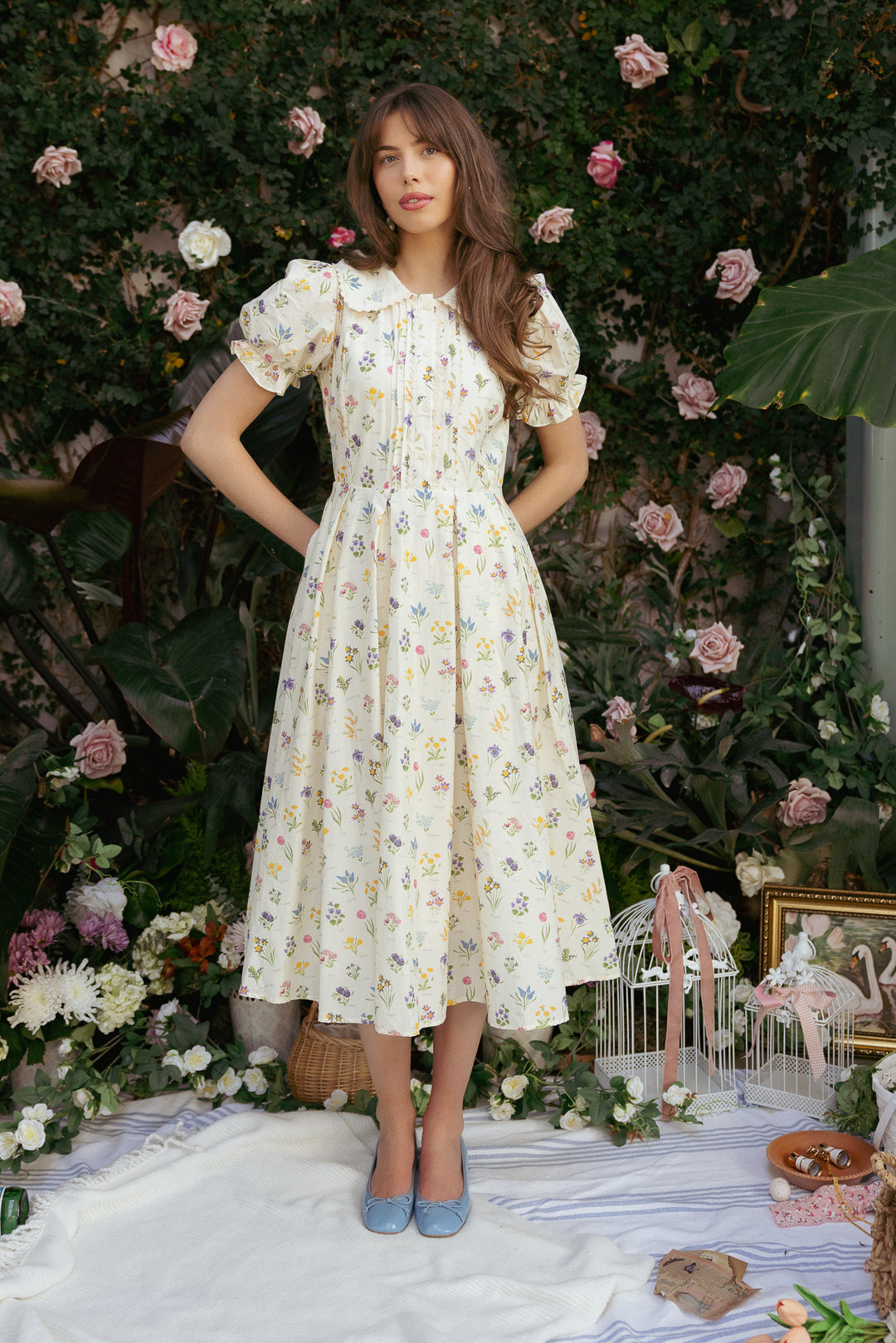 Sophia Dress in Garden Flowers