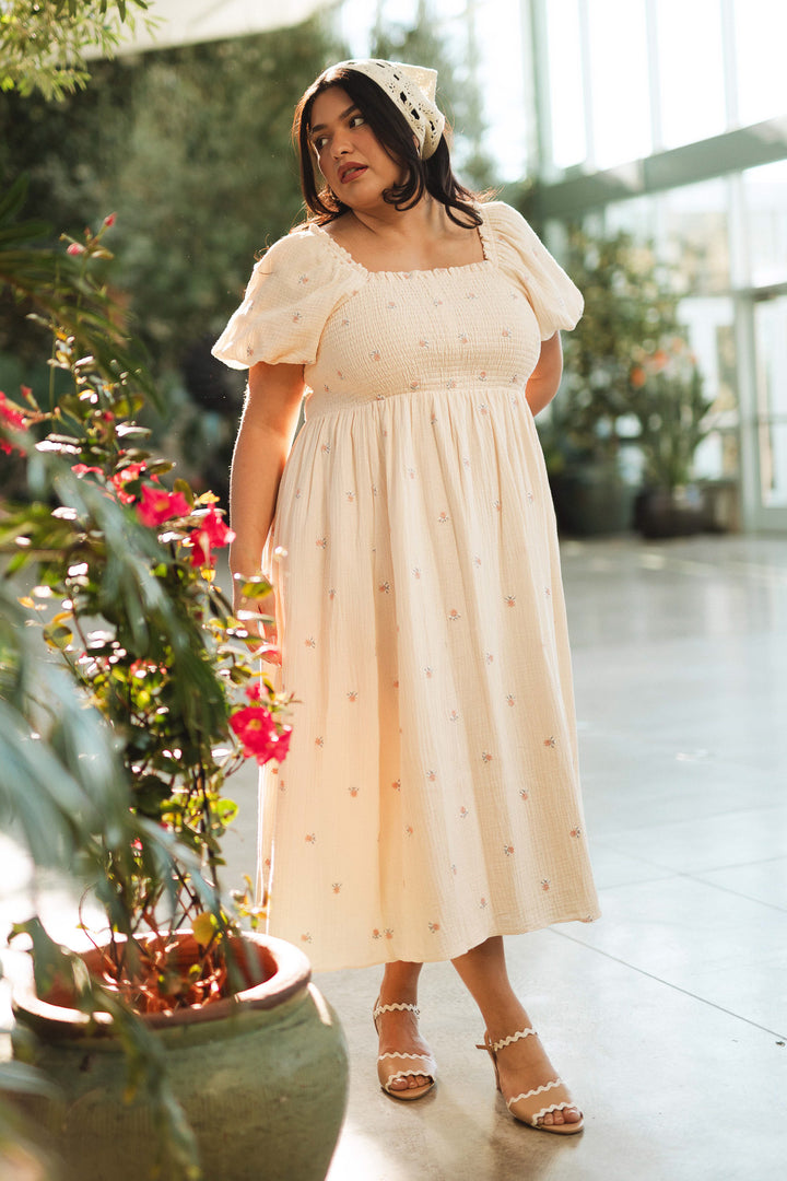 Serendipity Dress in Cream Floral