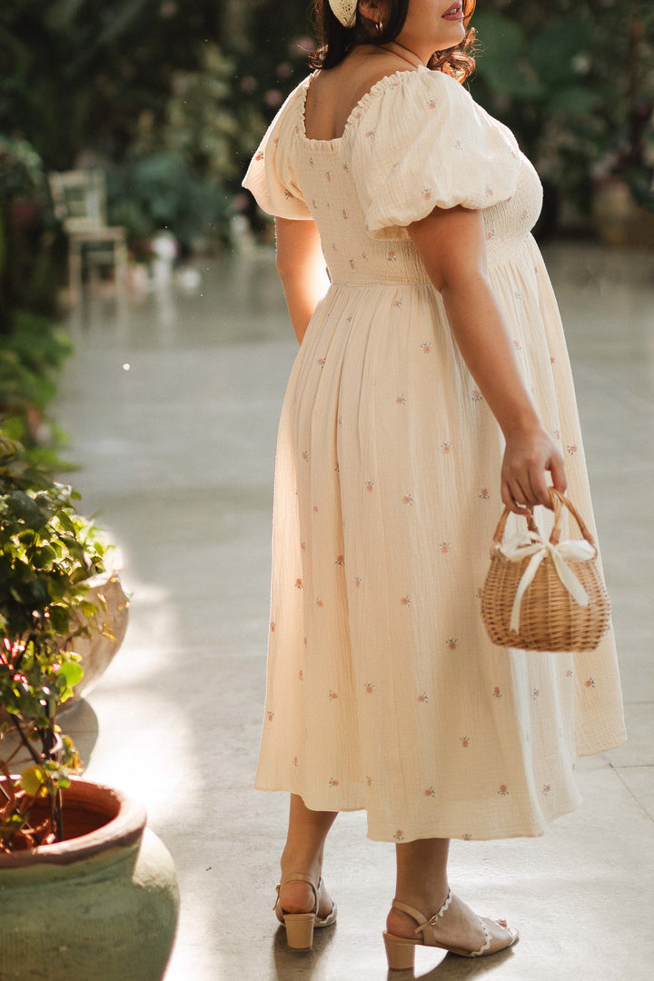 Serendipity Dress in Cream Floral