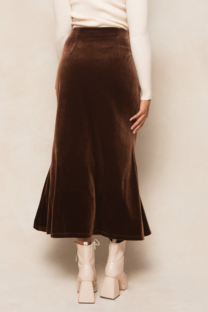 Logan Skirt in Brown - FINAL SALE