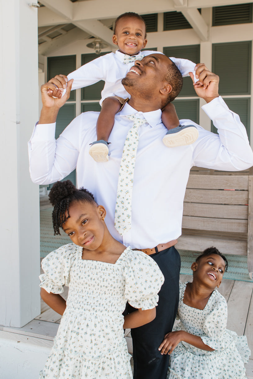 Ties in Madeline Blue Floral