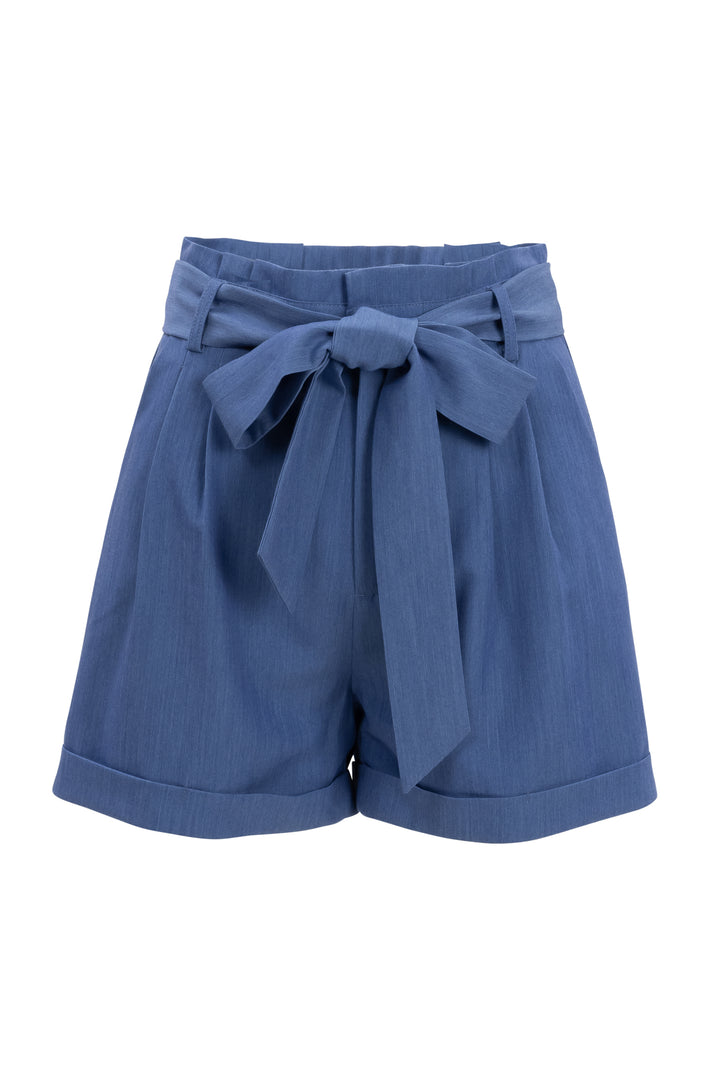 Maria Shorts in Chambray
