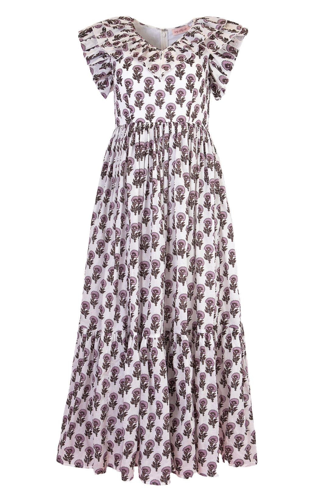 Marjorie Dress in Block Print - FINAL SALE