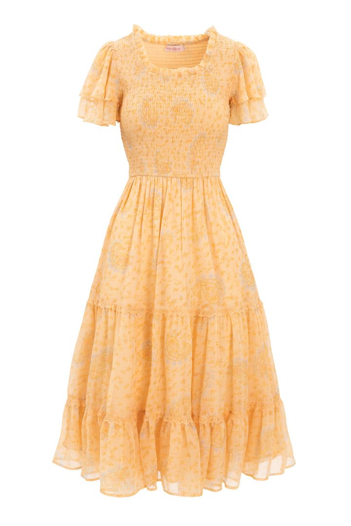 Meg Dress in Yellow
