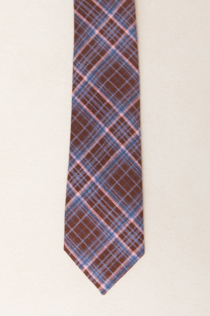 Mens Max Tie in Virginia Plaid - FINAL SALE