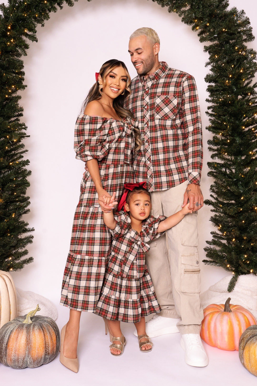 Mini Merry Dress in Holiday Plaid - FINAL SALE