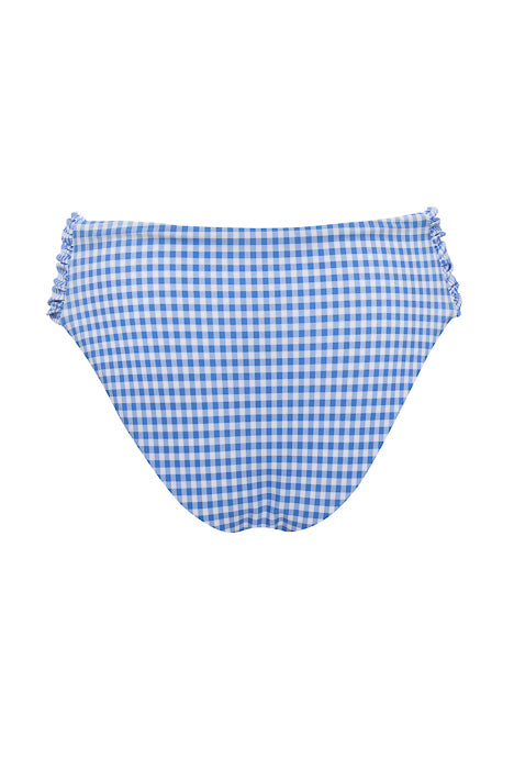 Mid Rise Ruched Bottom in Blakely Gingham