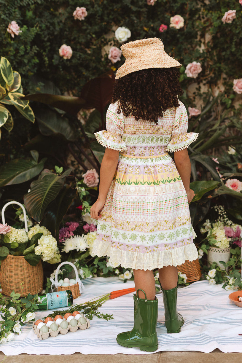 Mini Boxwood Blossoms Dress