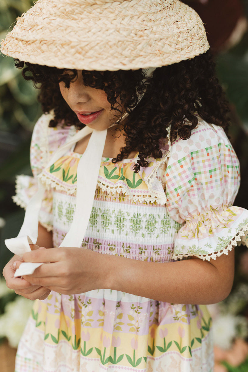 Mini Boxwood Blossoms Dress